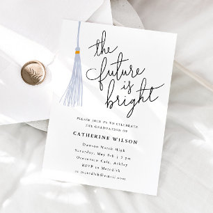 Invitation L'Avenir Est Un Beau Blancs Photo De La Fête De La