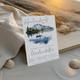 Invitation L'aventure vous attend ! Fête de fiançailles pêche