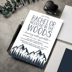Invitation L'aventure vous attend ! Week-end de l'enterrement