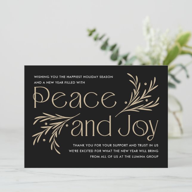 Invitation Lavish Soirée Editable Color Holiday Card (Debout devant)