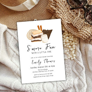Invitation Le Baby shower de plaisirs Cute S'more