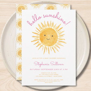 Invitation Le Baby shower de Sunshine Girl