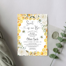 Le Baby shower Floral Blanc Peut Être Doux
