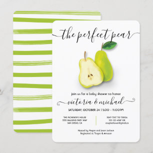 Invitation Le Baby shower Parfait Pour Les Poires
