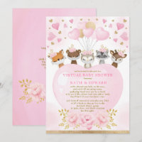 Le Baby shower virtuel de la jeune fille Valentine