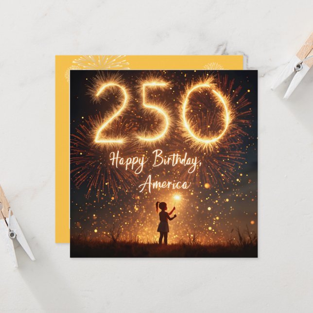 Invitation Le barbecue pour le 250e anniversaire de l'Amériqu (Devant/Arrière en situation)