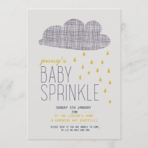 INVITATION LE BÉBÉ ARROSENT