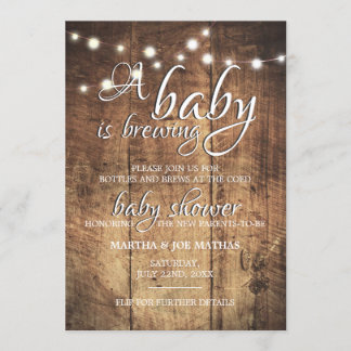 Invitation Le Bébé Brasse Des Bouteilles Et Brasse Du Baby sh