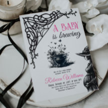 Le bébé d'Halloween brasse le Baby shower de fille