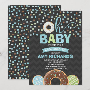 Invitation Le beignet d'invitation de baby shower de beignet