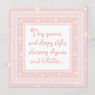 Invitation Le bonbon tient le premier rôle l'invitation rose