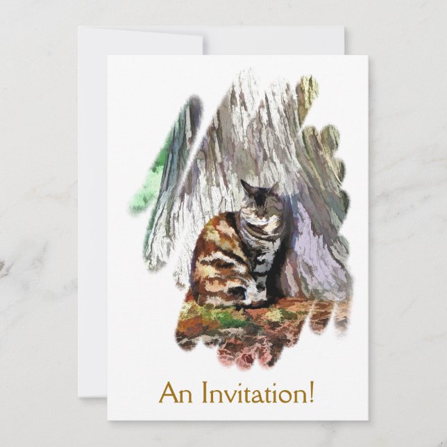 INVITATION LE CHAT (Devant)