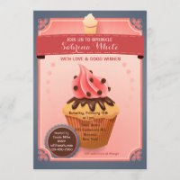 Le chocolat arrose l'invitation de Fête de la