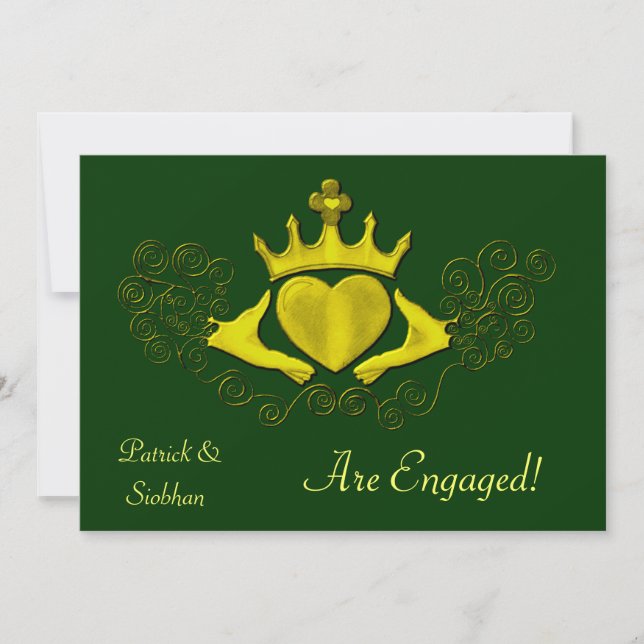 Invitation Le Claddagh (Or) (Devant)