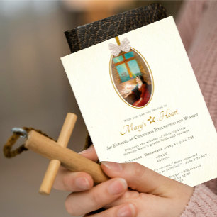 Invitation Le cœur de Marie Noël Bow Ministère des femmes vin