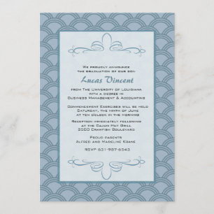 Invitation Le commencement honore l'invitation