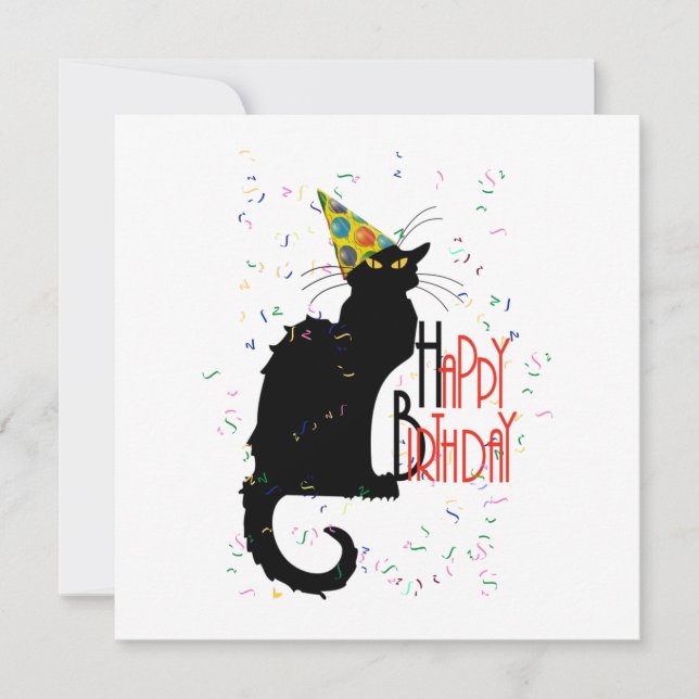 Invitation Le Conversation Noir - JEUX ANNIVERSAIRE ! (Devant)