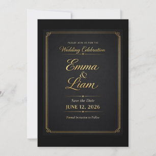 Invitation Le début de notre pour toujours