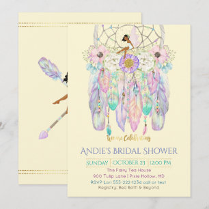 Invitation Le Dégustation De Rêves De Fée Ethnique Boho N'Imp