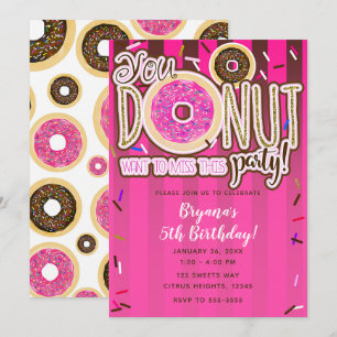 Invitation Le Festival de Pink & Brown