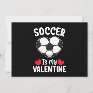 Invitation Le Football Est Mon Sport De Saint Valentin