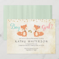 Le genre animal indiquent le Fox d'invitation