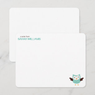 Invitation Le hibou vert en bon état badine des notes de