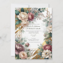 Le Jardin Floral Secret Doré Mariage Glamour 