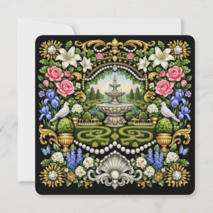 Invitation Le Jardin Inspiré du Roi Soleil de Versailles 