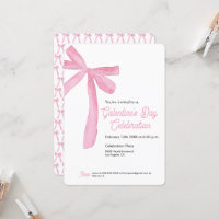 Le jour de la Saint-Galentin Ruban rose thème arc