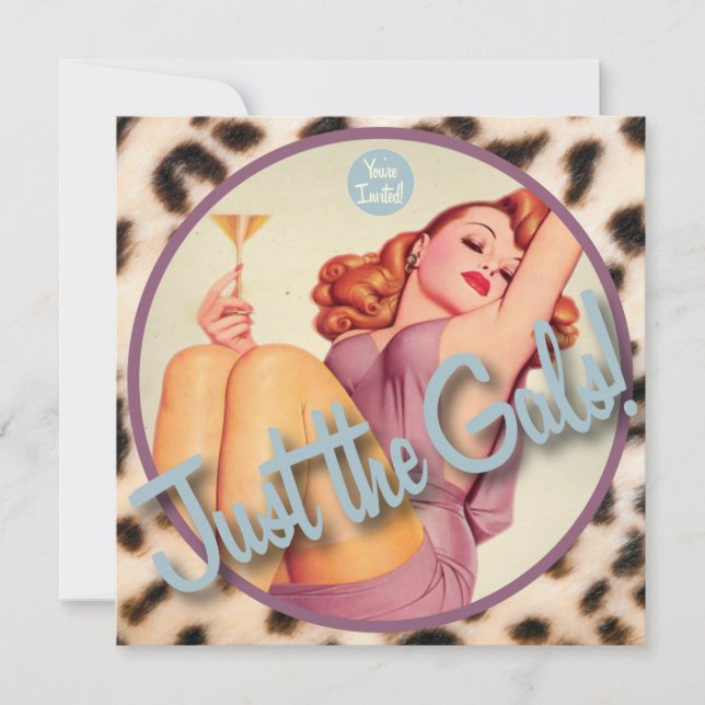 Invitation Le Kitsch Bitsch : Juste Les Gales ! (Devant)