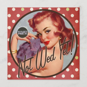 Invitation Le kitsch Bitsch : Ne pas épouser encore !