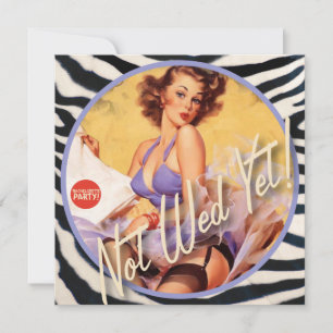 Invitation Le Kitsch Bitsch : Pas encore mariés !