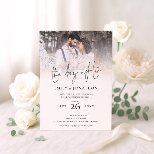 Invitation Le lendemain du Brunch Mariage photo