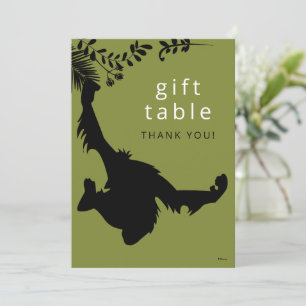 Invitation Le livre de la Jungle Table cadeau d'anniversaire