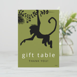 Invitation Le livre de la Jungle Table cadeau d'anniversaire