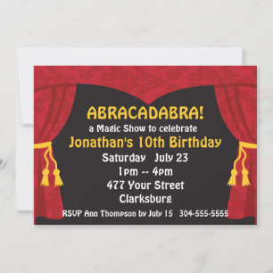 Invitation Le Magic Show