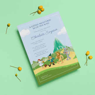 Invitation Le magicien de l'invitation de Baby shower Oz