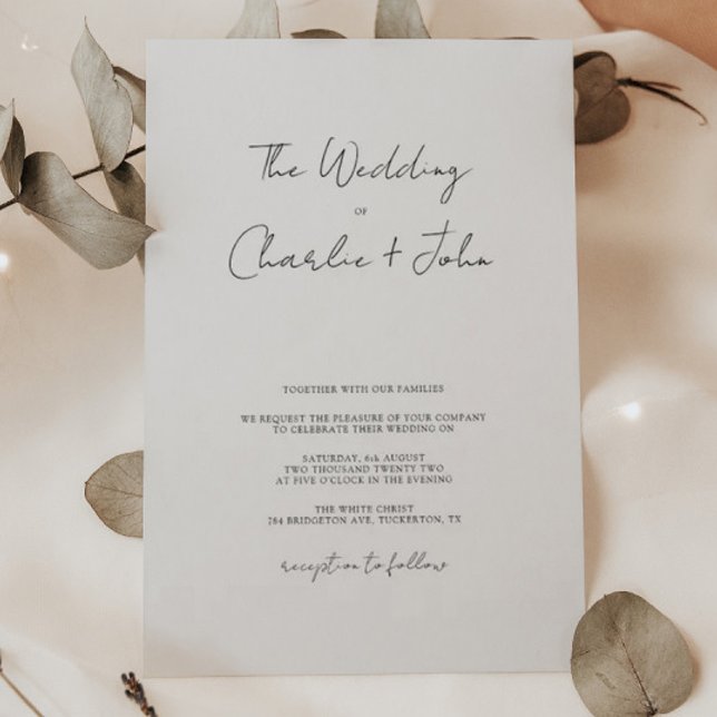 Invitation Le Mariage de la Mariage agricole moderne (Créateur téléchargé)