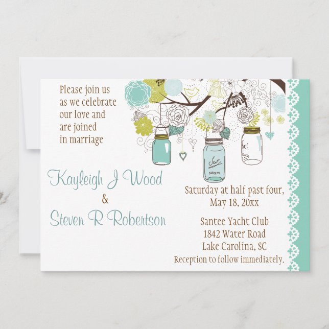 Invitation Le Mariage du rêve d'été d'Aqua (Devant)