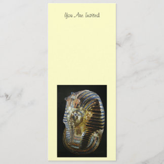 Invitation Le masque d'or de Tutankhamun