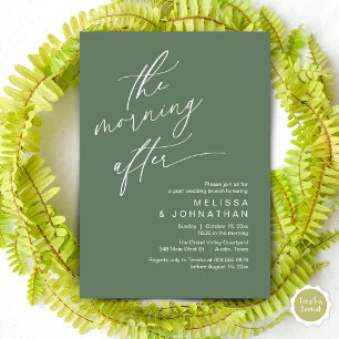 Invitation Le Matin Après, Heureusement Jamais Après Brunch