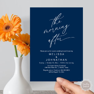 Invitation Le matin suivant, Romantic Post Mariage Brunch