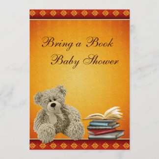 Invitation Le neutre mignon de nounours apportent un baby