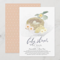 Le nid d'oiseau Floral Girl Baby shower par la pos
