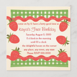 Invitation Le panier de Berry
