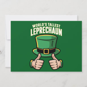 Invitation Le plus grand Humour irlandais du monde Leprechaun