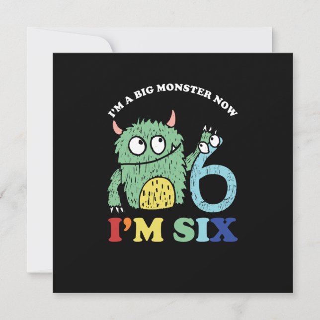 Invitation Le poison de A Big Monster Now 6 (Devant)