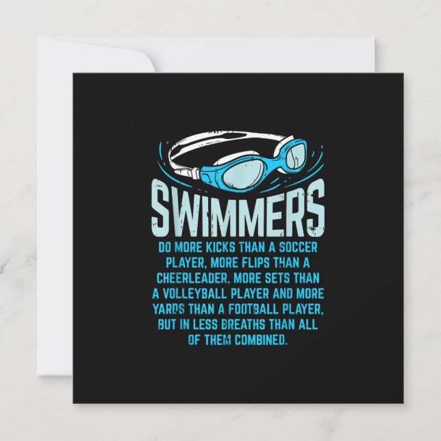 Invitation Le Poison de Swimming Lover (Devant)