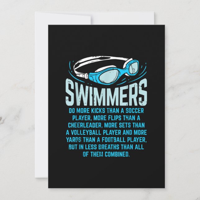 Invitation Le Poison de Swimming Lover (Devant)